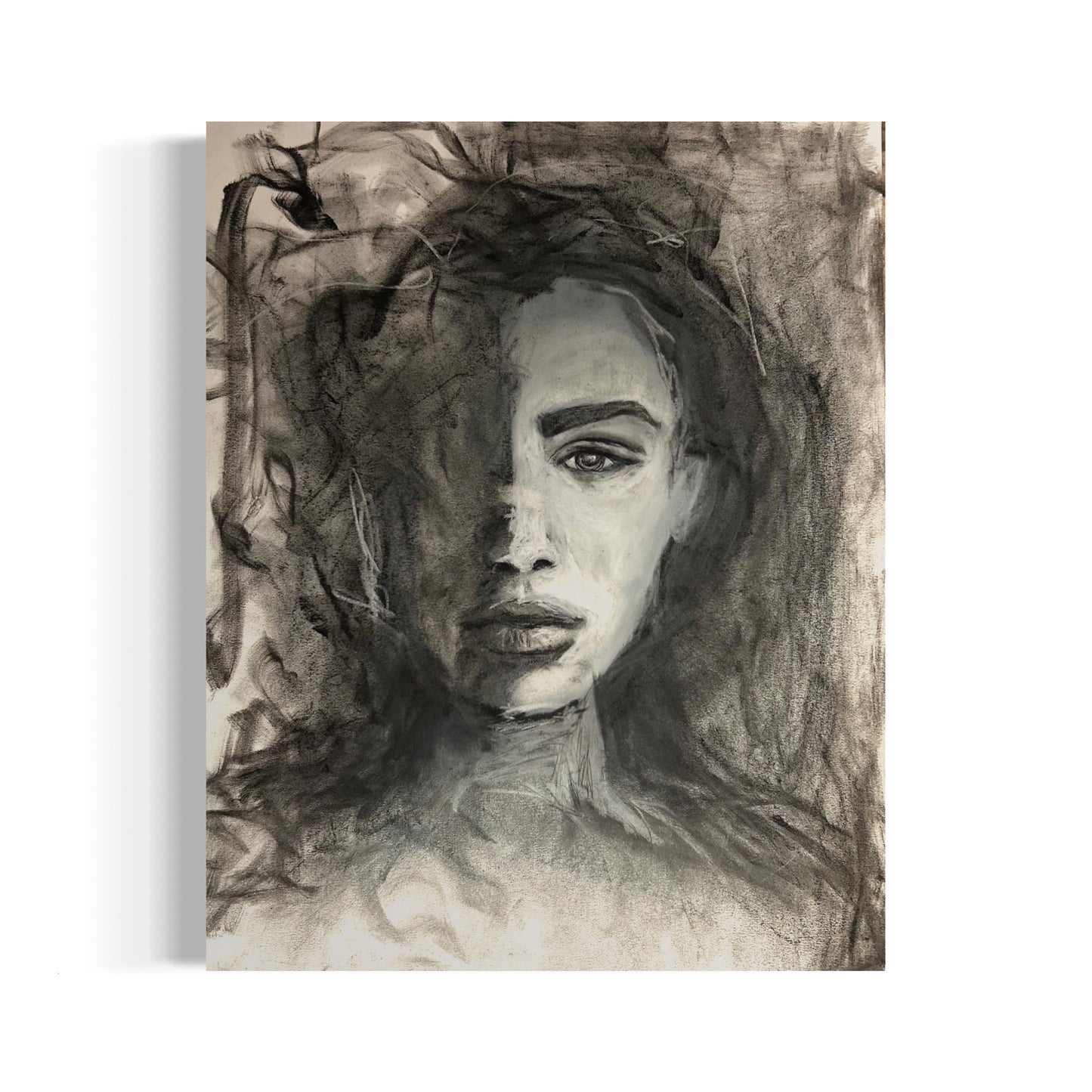 Charcoal lady