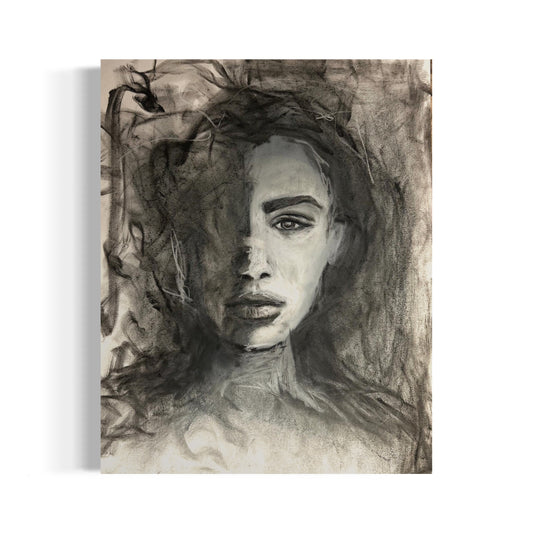 Charcoal lady