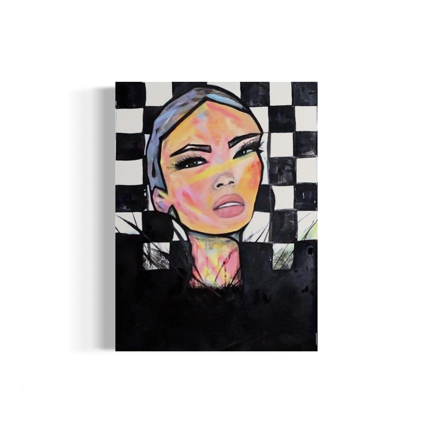 Checker Board lady